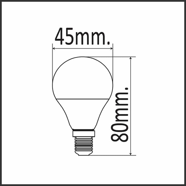 Gota LED E27 6W - Luz Cálida, Fría y Neutra | Compacta y Eficiente