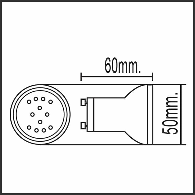 Dicroica LED 7W Neutra Dimerizable, Cálida Dimerizable, calida y neutra | Iluminación Personalizable y Eficiente