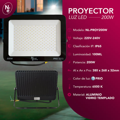 Proyector Led FLOODLIGHT 200W