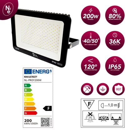 Proyector Led FLOODLIGHT 200W