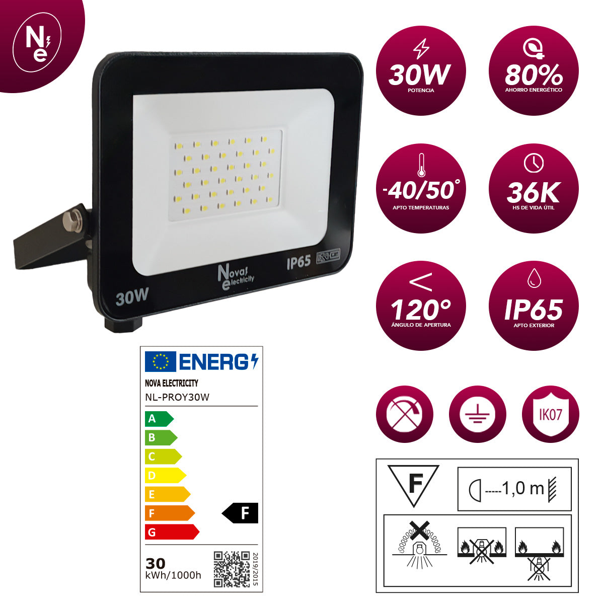 Proyector Led FLOODLIGHT 30W