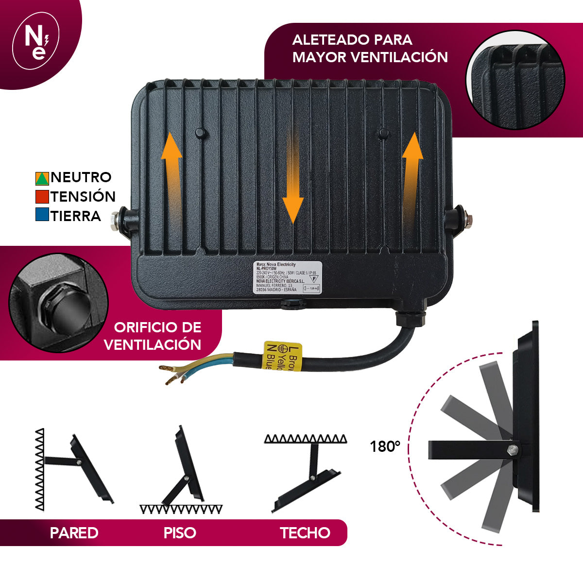 Proyector Led FLOODLIGHT 50W