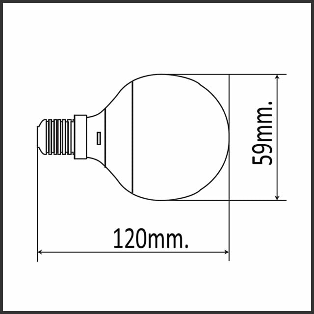 Globo LED 20W Neutra Dimerizable, Calida Dimerizable, Calida y Neutra | Iluminación Decorativa y Eficiente